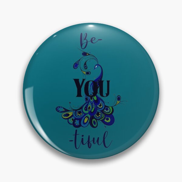 Item preview, Be-YOU-tiful! (Blue on Turquoise) designed and sold by PawsitiveMum.