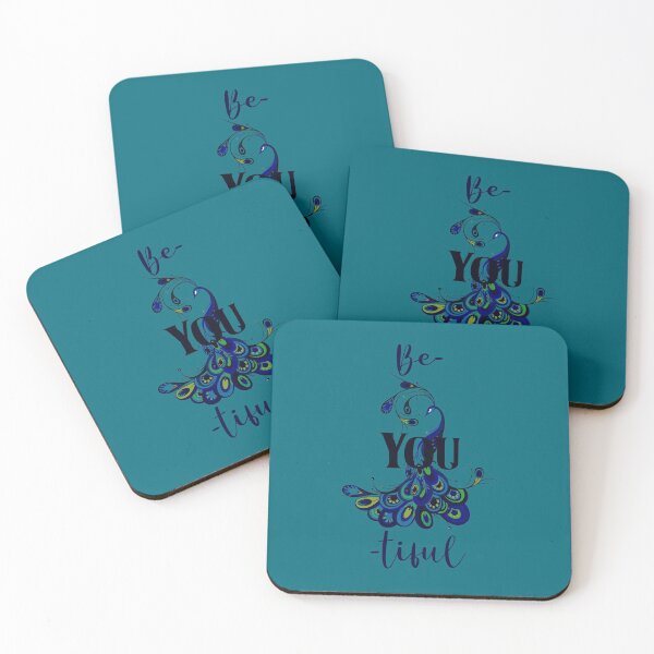 Item preview, Be-YOU-tiful! (Blue on Turquoise) designed and sold by PawsitiveMum.
