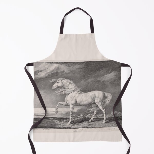 Item preview, Adonis, a gorgeous white horse illustration from 1824 designed and sold by ebrawne.