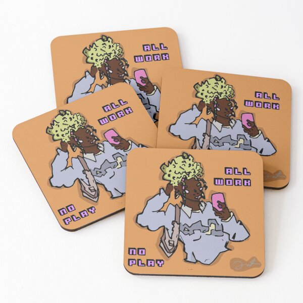 Item preview, Copy of All Work Selfie Sticker (text) designed and sold by samfdanke.