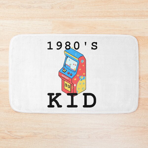 Item preview, 1980s Kid T-shirt, Retro Vintage Colorful Arcade Game T-shirt Black Ink designed and sold by KananiandKiki.