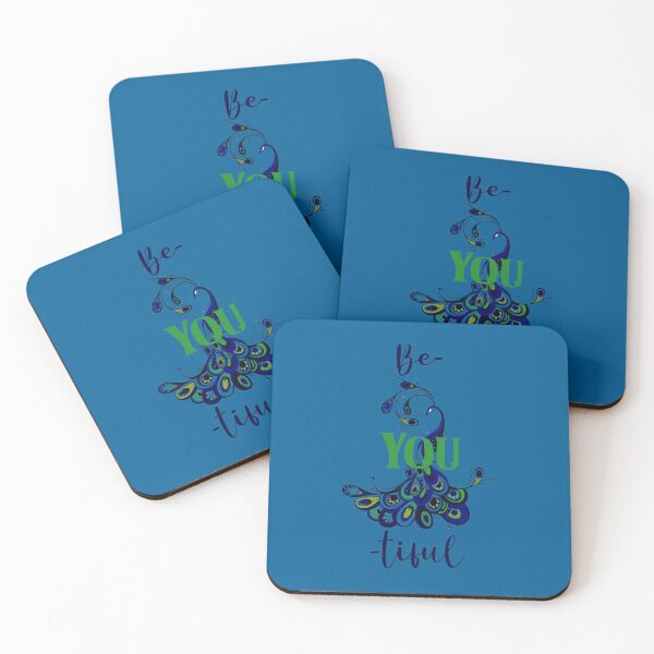 Item preview, Be-YOU-tiful! (Blue/Green on Turquoise) designed and sold by PawsitiveMum.