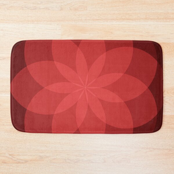 Item preview, Geometric Flower of Rounds (Red) designed and sold by shahramroj.