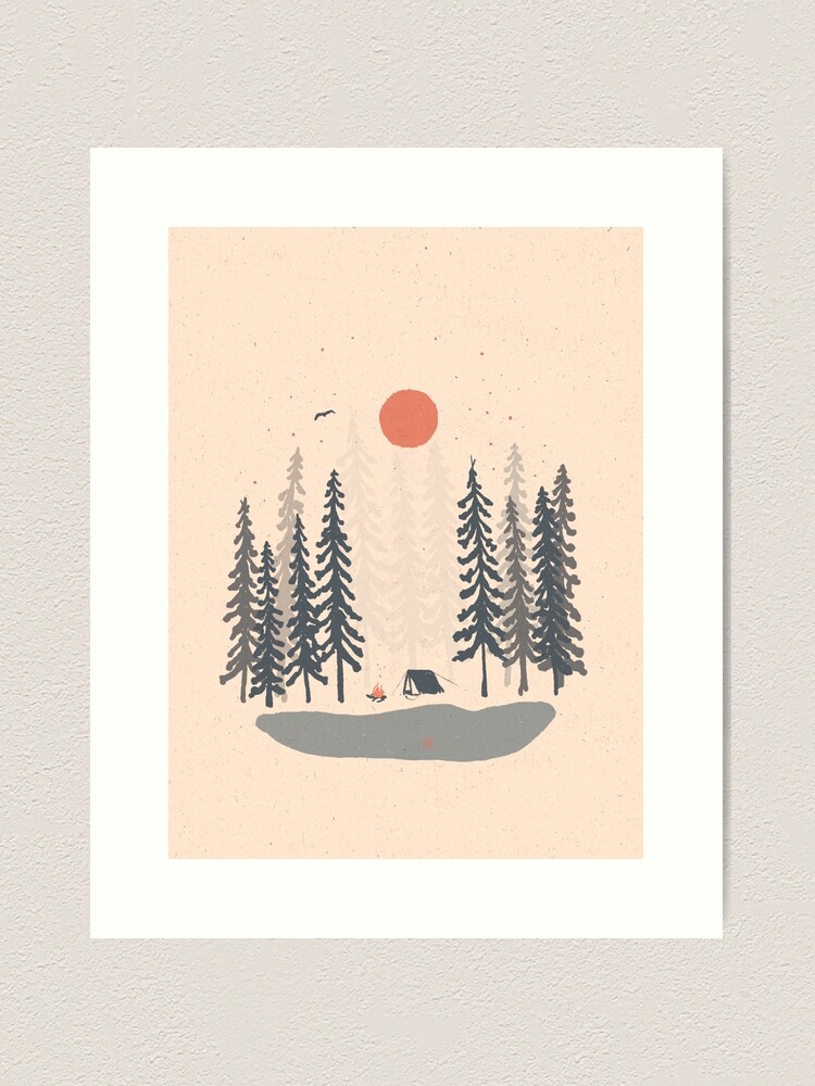 Thumbnail 2 of 3, Art Print, Feeling Small in the Morning... designed and sold by ndtank.