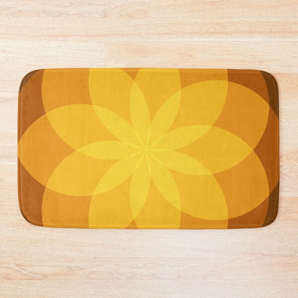 Item preview, Geometric Flower of Rounds (Orange) designed and sold by shahramroj.