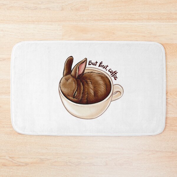 Item preview, Coffee bunny designed and sold by Firlefanzzz.