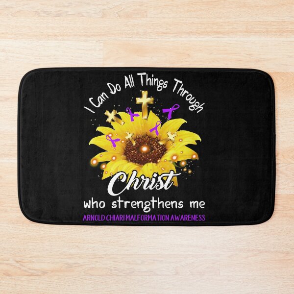 Item preview, I Can Do All Things Through Christ Who Strengthens Me Arnold Chiari Malformation Awareness designed and sold by rechardtee.