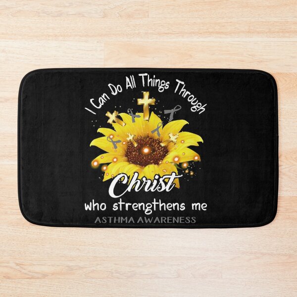 Item preview, I Can Do All Things Through Christ Who Strengthens Me Asthma Awareness designed and sold by rechardtee.