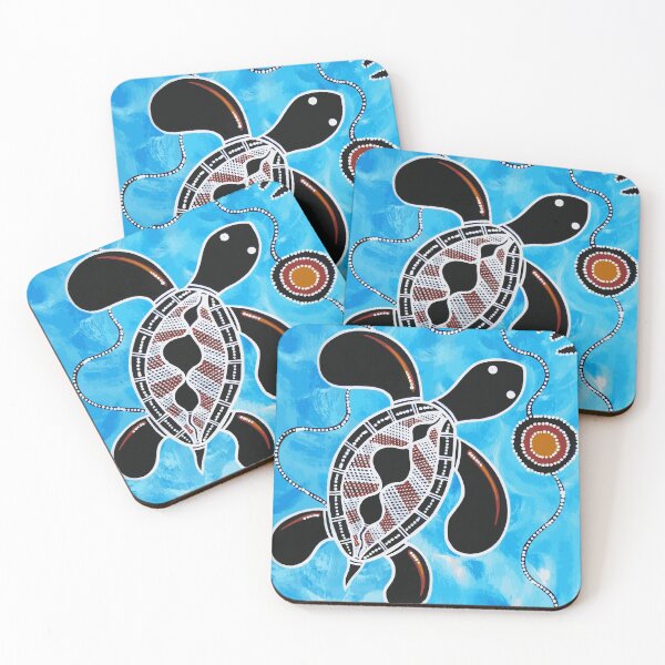 Item preview, Authentic Aboriginal Art - Turtle designed and sold by HogarthArts.