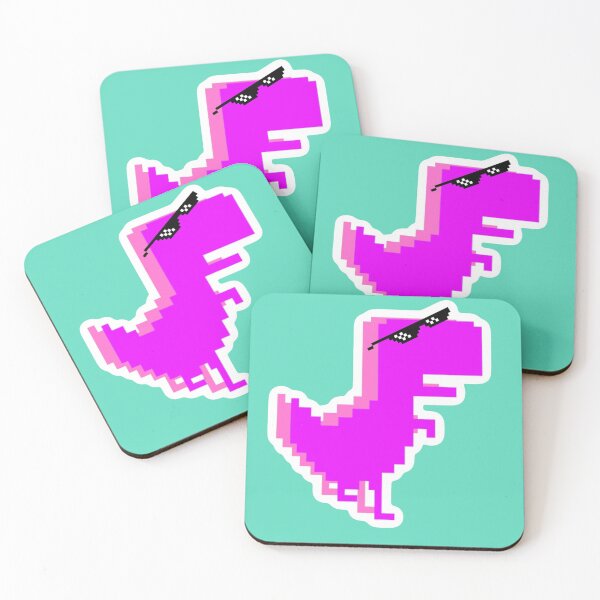 Item preview, Pink Duotone Chrome Dino designed and sold by Y2K-Babes.