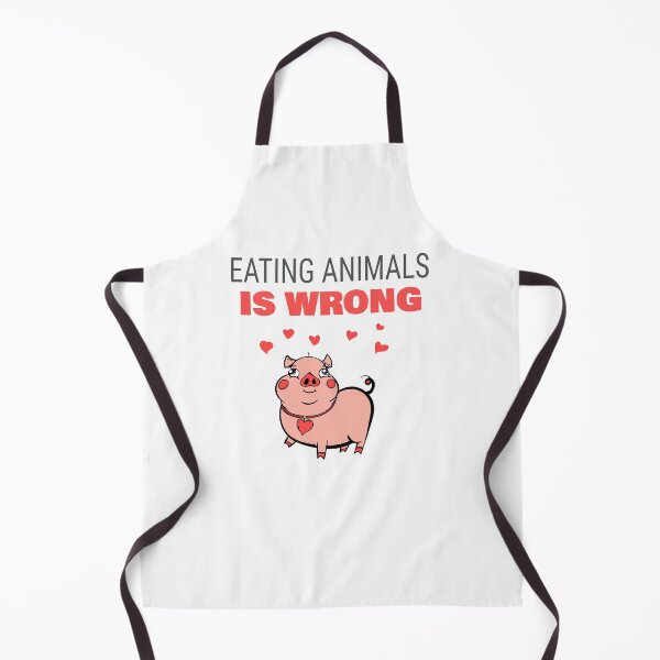 Item preview, Eating Animals Is Wrong designed and sold by curledup-cat.
