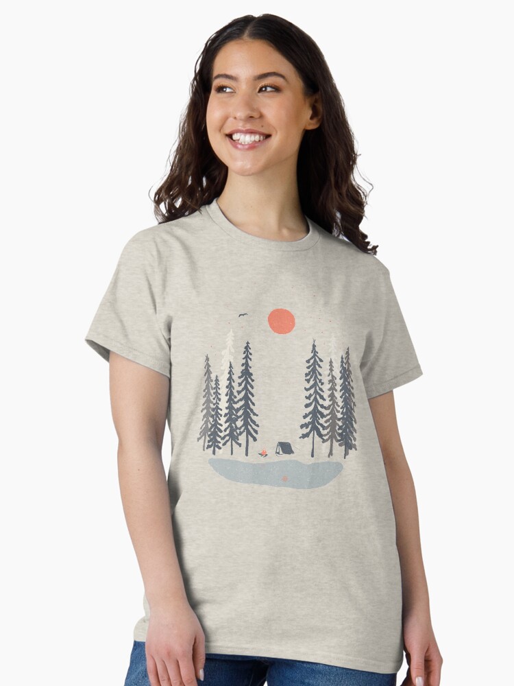Thumbnail 2 of 7, Classic T-Shirt, Feeling Small in the Morning... designed and sold by ndtank.