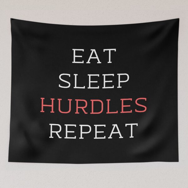 Item preview, Vintage Eat Sleep Hurdles Repeat designed and sold by casualism.
