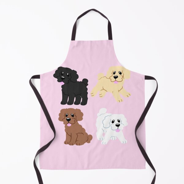 Item preview, Simple Poodle Puppies in Pink designed and sold by leashonlife.