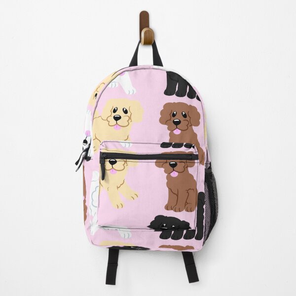 Item preview, Simple Poodle Puppies in Pink designed and sold by leashonlife.