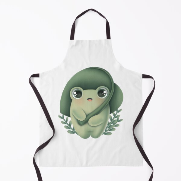 Item preview, Baby green frog with leaf umbrella designed and sold by Salvoodles.
