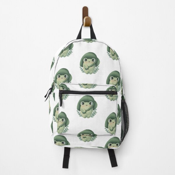 Item preview, Baby green frog with leaf umbrella designed and sold by Salvoodles.
