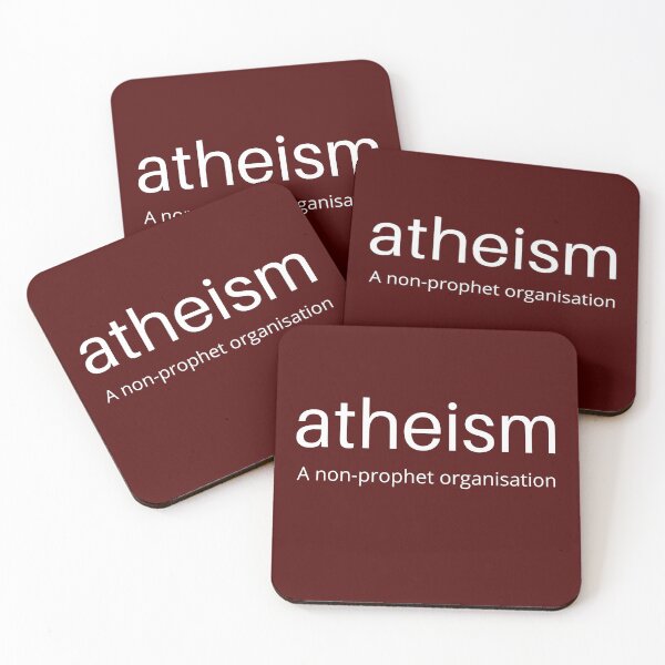 Item preview, atheism a non-prophet organisation. designed and sold by shane62.