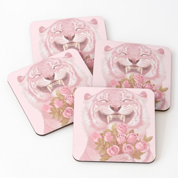 Item preview, 10. Shy Pink Tiger designed and sold by tutuart.