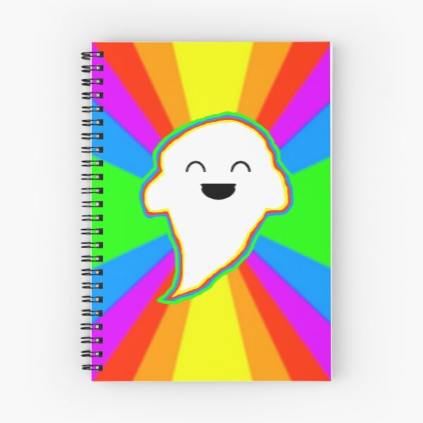 Item preview, Happy Rainbow Ghost designed and sold by tinpink.