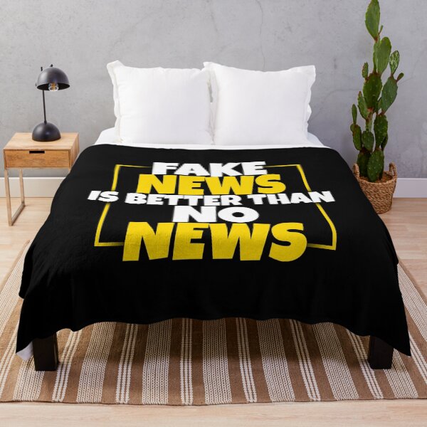 Item preview, Fake news is better than no news designed and sold by Sticker Up.