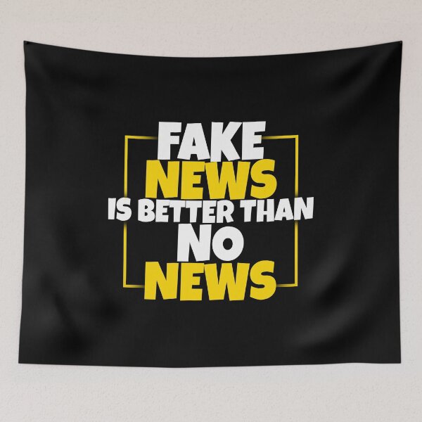 Item preview, Fake news is better than no news designed and sold by Sticker Up.
