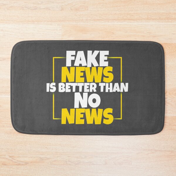 Item preview, Fake news is better than no news designed and sold by Sticker Up.