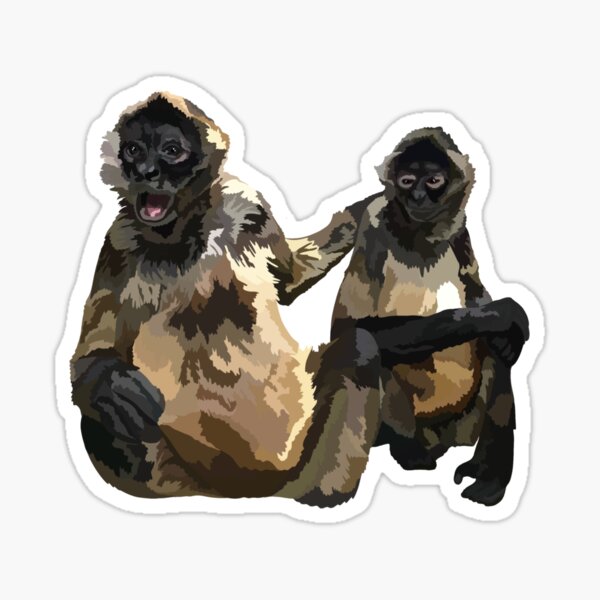 Item preview, B is for Black Handed Spider Monkey  designed and sold by thezoogirl.