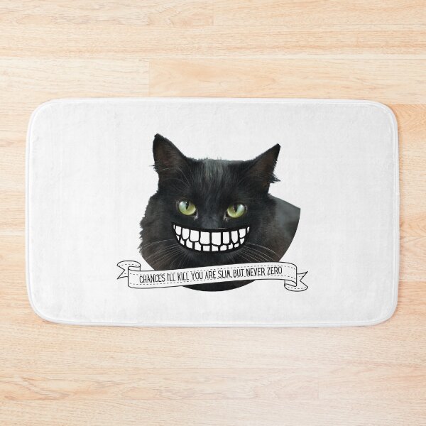 Item preview, Killer Cats Chances I'll Kill You Are Slim But Never Zero designed and sold by Nathalie Aynié.