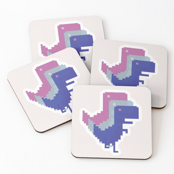 Item preview, Duotone Chrome Dino designed and sold by Y2K-Babes.
