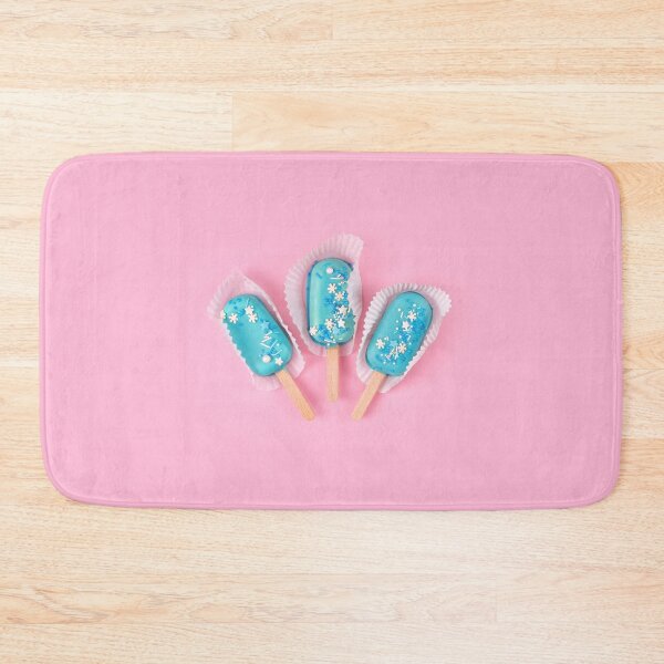 Item preview, Blue mint ice cream popsicles on pastel pink background. Tasty and refreshing icecream on sticks. Minimal summer concept. Flat lay designed and sold by Magryt.