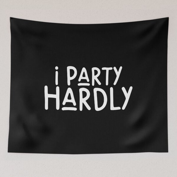 Item preview, I party hardly designed and sold by Sticker Up.