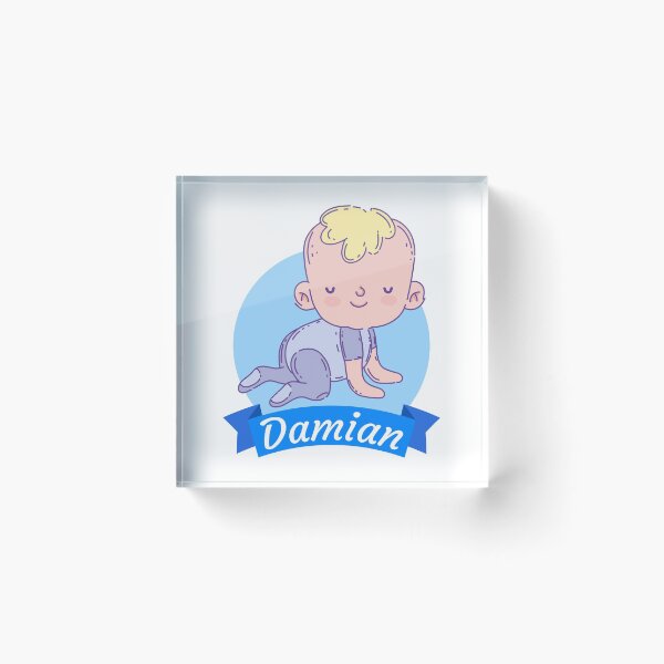 Item preview, Damian Boy names for babies designed and sold by Piztees.