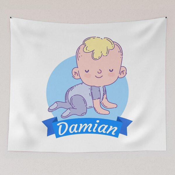 Item preview, Damian Boy names for babies designed and sold by Piztees.