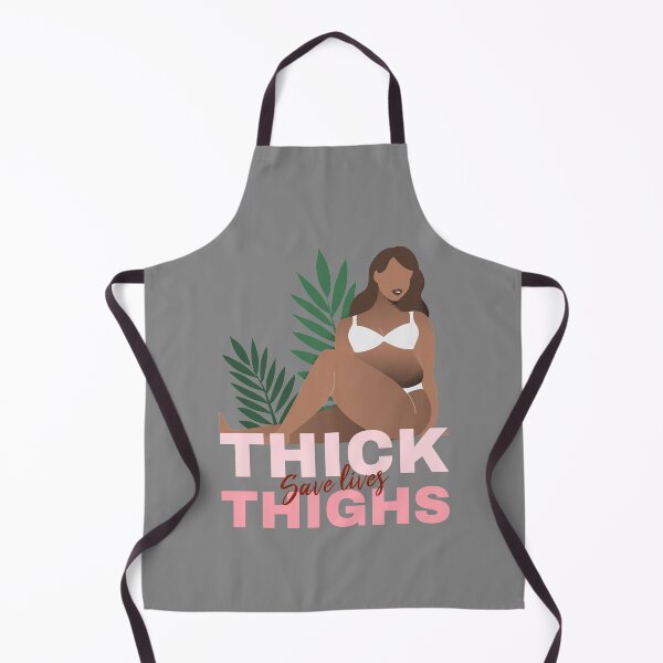 Item preview, Thick Thigh Save Lives Female Empowerment Graphic Design designed and sold by gugenia.