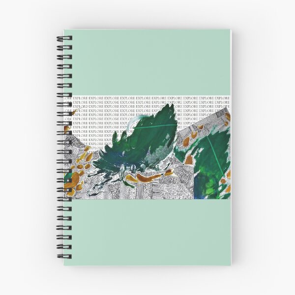 Aperçu de l'œuvre paysage abstrait dans des couleurs vertes créée et vendue par BasilTime.
