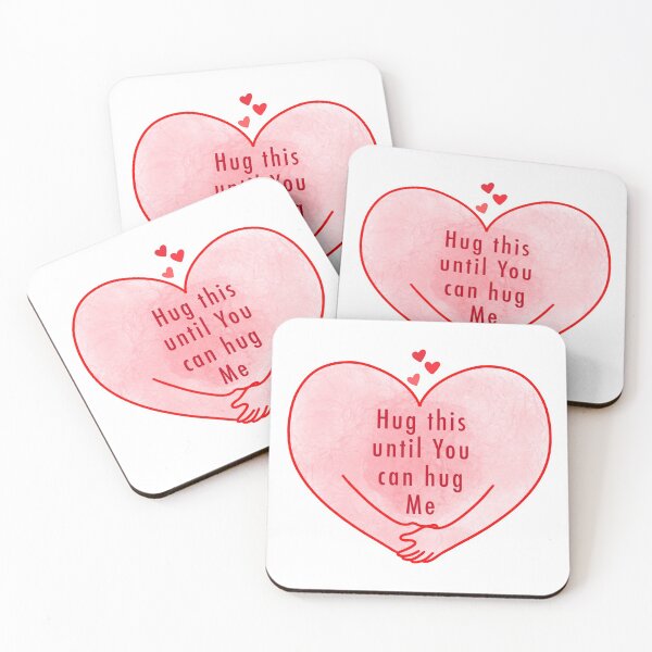 Item preview, Hug this until you can hug me designed and sold by CricketDoodles.