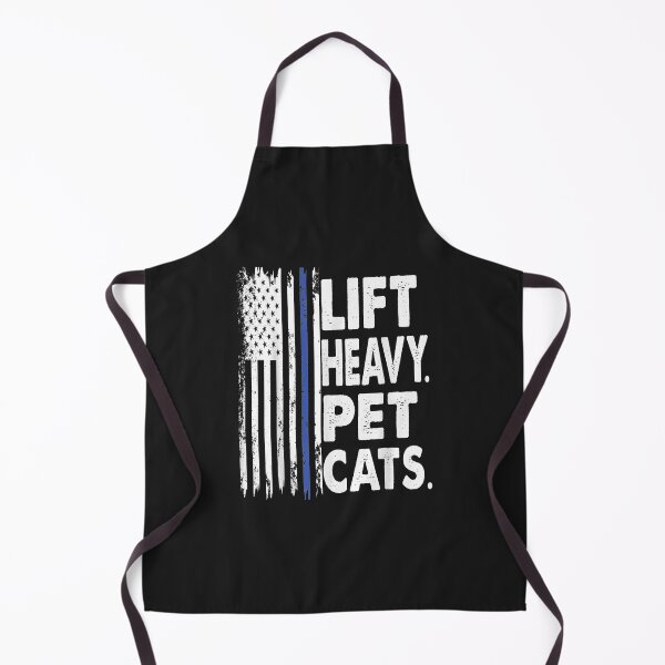 Item preview, Funny Gym Powerlifter Weightlifter Gift, Lift Heavy Pet Cats T-Shirt designed and sold by Lukifo-Glacier.