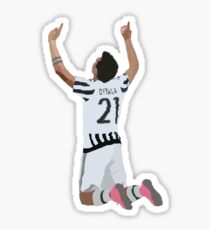 Paulo Dybala Minimalistic Sticker Sticker