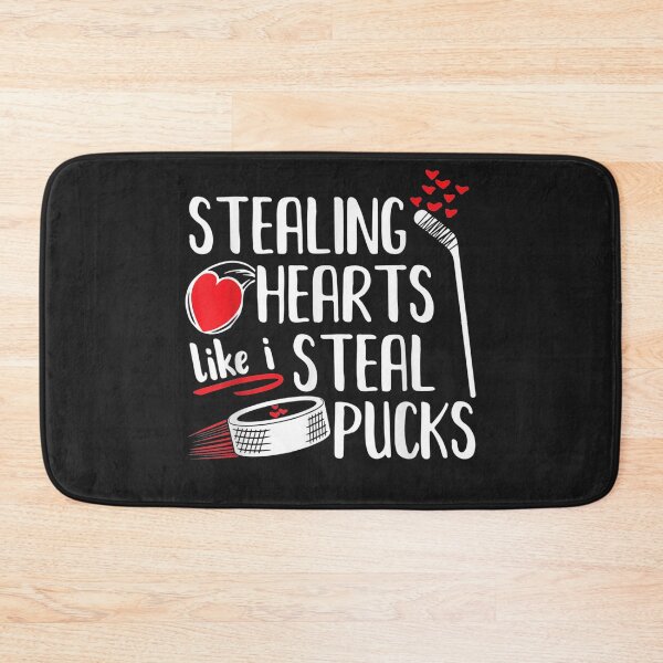 Item preview, Funny Stealing Hearts Pucks Valentine's Day Hockey Shirt designed and sold by Lukifo-Glacier.