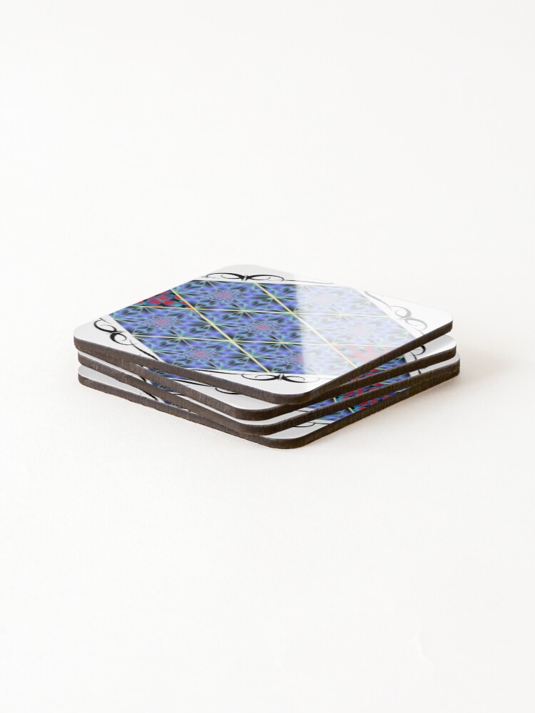 Thumbnail 4 of 5, Coasters (Set of 4), Fancy Pattern designed and sold by mapz712.