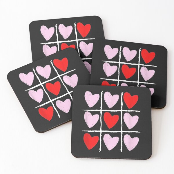 Item preview, Heart Tic Tac Toe Valentine's Day T-Shirt designed and sold by Lukifo-Glacier.