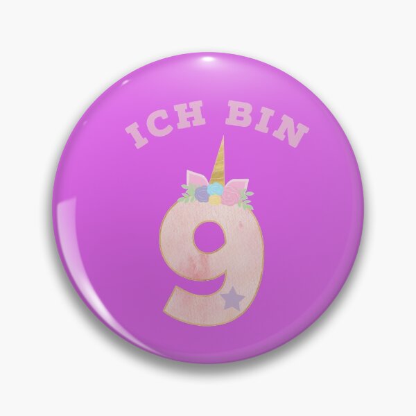Item preview, Ich bin 9 unicorn designed and sold by WOWSOMETHINGNEW.
