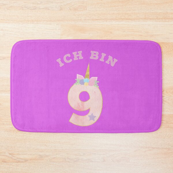 Item preview, Ich bin 9 unicorn designed and sold by WOWSOMETHINGNEW.