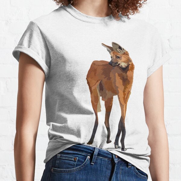Vista previa del artículo con la obra «M es para lobo de crin», diseñado y vendido por thezoogirl.