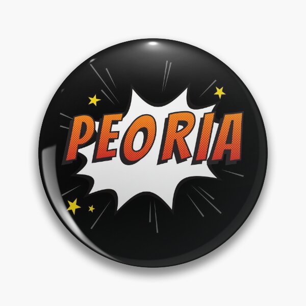 Item preview, Peoria Illinois Hometown Comic Book Style designed and sold by JohnSit.