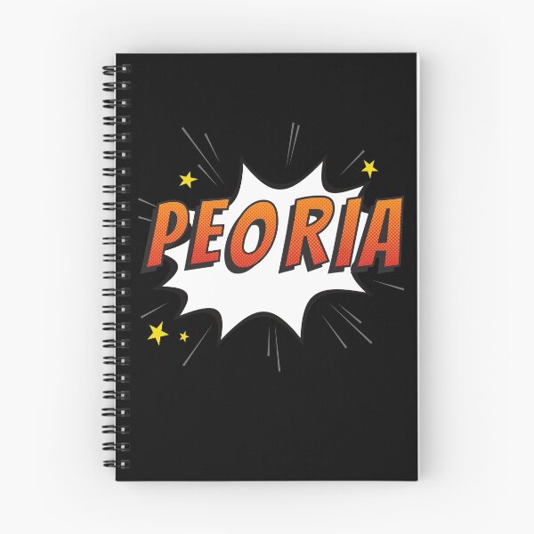 Item preview, Peoria Illinois Hometown Comic Book Style designed and sold by JohnSit.