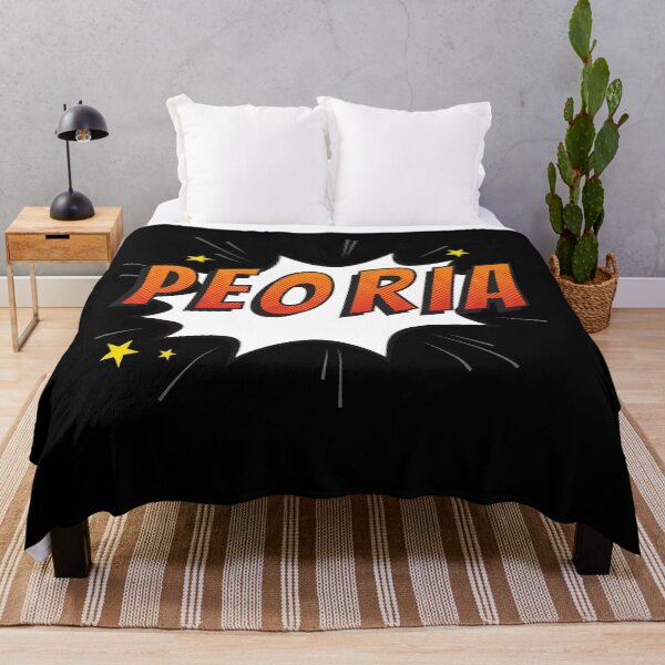 Item preview, Peoria Illinois Hometown Comic Book Style designed and sold by JohnSit.