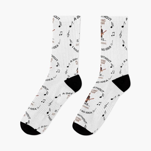 Item preview, A DAY WITHOUT PLAYING GUITAR IS LIKE JUST KIDING I HAVE NO IDEA  designed and sold by NSTeeDesign.