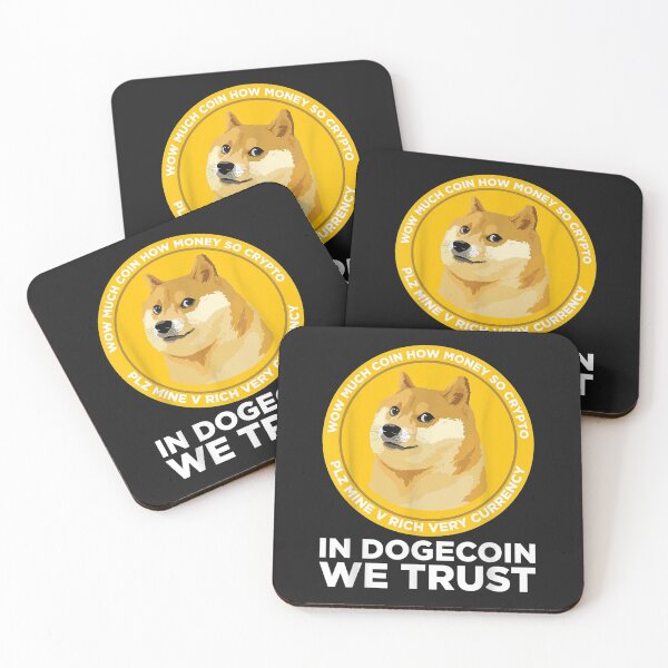Item preview, In Dogecoin We Trust- Blockchain Cryptocurrency T Shirt designed and sold by Lukifo-Glacier.